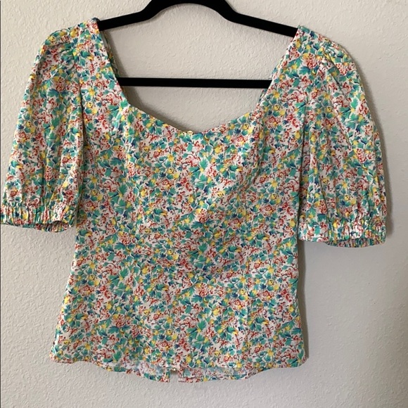 ANTONIO MELANI Tops - Antonio Melani Puff Sleeve Blouse